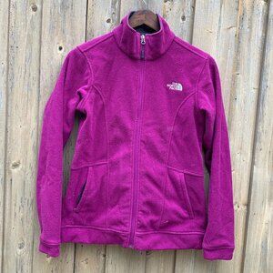 2013 The North Face Magenta Fleece Full Zip Jacket Medium